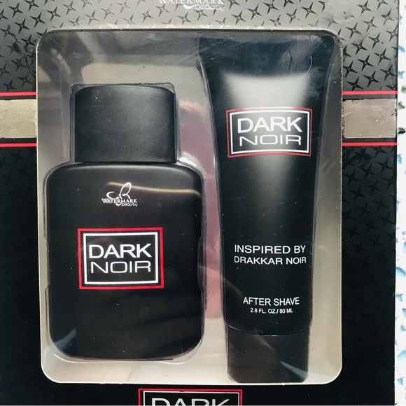 Dark Noir Men’s Eau De Parfum Perfume & After Shave Gift Set - Picture 2 of 5